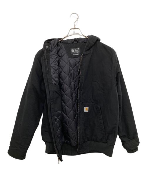 CarHartt（カーハート）CarHartt (カーハート) ルーズフィット ウォッシュドダック インサレーテッド アクティブジャケット J130-M ブラック サイズ:Mの古着・服飾アイテム