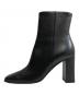 Gianvito Rossi (ジャンヴィト ロッシ) スクエアトゥ―ブーツ ブラック サイズ:３８：20000円