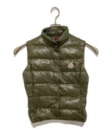 MONCLER（モンクレール）の古着「GHANAダウンベスト 48342/50/68950」｜カーキ