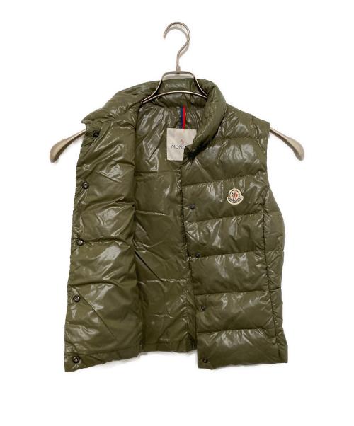 MONCLER（モンクレール）MONCLER (モンクレール) GHANAダウンベスト 48342/50/68950 カーキの古着・服飾アイテム