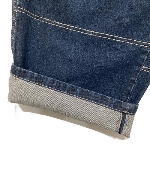 BALENCIAGA（バレンシアガ）BALENCIAGA (バレンシアガ) カラー切替 アシンメトリー ワイドデニムパンツ 662758 TJW71 インディゴ サイズ:Sの古着・服飾アイテム