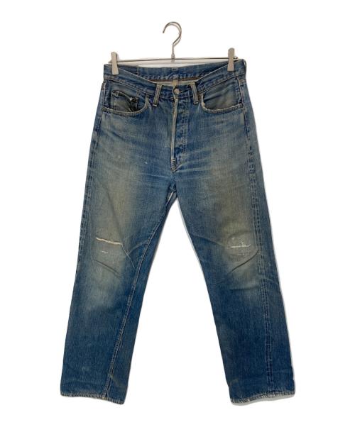 LEVI'S（リーバイス）LEVI'S (リーバイス) 501 ビッグE 前期 ボタン裏6 Vステッチ 足長R 紙パッチ フライボタン セルビッジ 不均等V 60~70年代頃 USA製 インディゴ サイズ:W32/L32の古着・服飾アイテム
