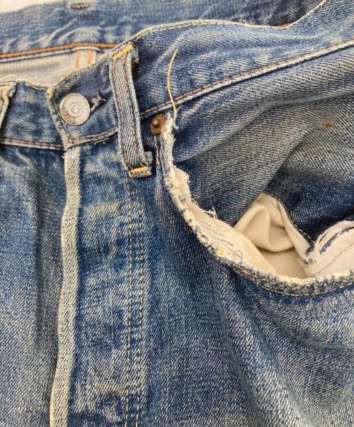 LEVI'S（リーバイス）LEVI'S (リーバイス) 501 ビッグE 前期 ボタン裏6 Vステッチ 足長R 紙パッチ フライボタン セルビッジ 不均等V 60~70年代頃 USA製 インディゴ サイズ:W32/L32の古着・服飾アイテム