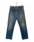 LEVI'S（リーバイス）の古着「501 ビッグE 前期 ボタン裏6 Vステッチ 足長R 紙パッチ フライボタン セルビッジ 不均等V 60~70年代頃 USA製」｜インディゴ