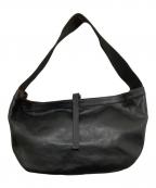 T.Tタイガ タカハシ）の古着「NEWSBOY BAG HORSE LEATHER ニュースボーイ バッグ ホース レザー」｜ブラック