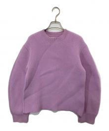 JIL SANDER（ジルサンダー）の古着「ウールカシミヤニットセーター　22AW」｜ピンク