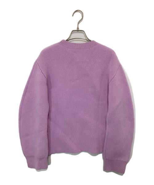 JIL SANDER（ジルサンダー）JIL SANDER (ジルサンダー) ウールカシミヤニットセーター　22AW ピンク サイズ:３６の古着・服飾アイテム