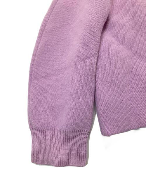 JIL SANDER（ジルサンダー）JIL SANDER (ジルサンダー) ウールカシミヤニットセーター　22AW ピンク サイズ:３６の古着・服飾アイテム