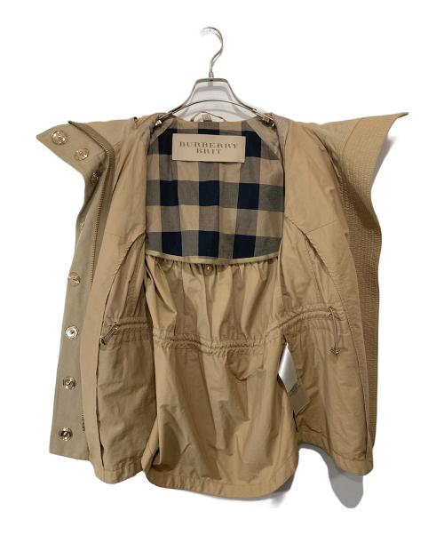 BURBERRY BRIT（バーバリーブリット）BURBERRY BRIT (バーバリーブリット) フーデッドナイロンジャケット ベージュ サイズ:34の古着・服飾アイテム
