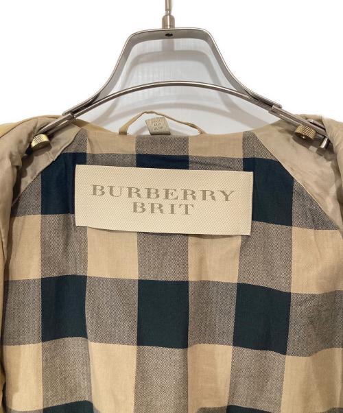 BURBERRY BRIT（バーバリーブリット）BURBERRY BRIT (バーバリーブリット) フーデッドナイロンジャケット ベージュ サイズ:34の古着・服飾アイテム