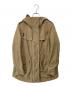 BURBERRY BRIT（バーバリーブリット）の古着「フーデッドナイロンジャケット」｜ベージュ
