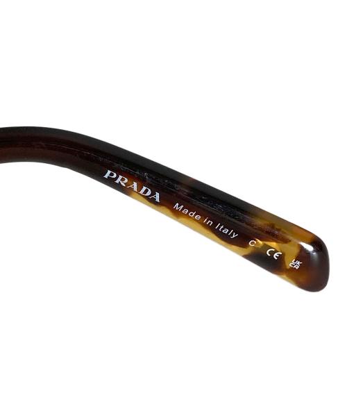 PRADA（プラダ）PRADA (プラダ) METAL OVAL OPTICA; GLASSES メタルオーバールオプティカグラス ベージュ サイズ:54□19 140の古着・服飾アイテム