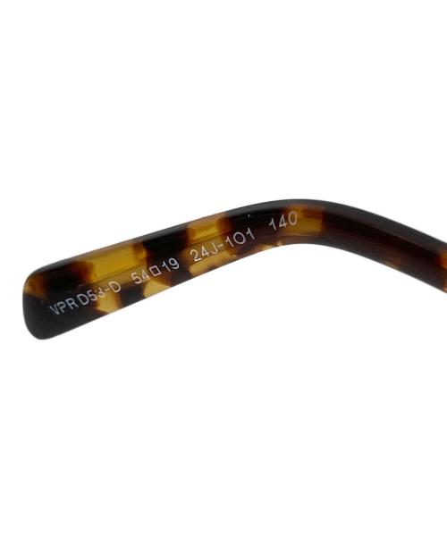 PRADA（プラダ）PRADA (プラダ) METAL OVAL OPTICA; GLASSES メタルオーバールオプティカグラス ベージュ サイズ:54□19 140の古着・服飾アイテム