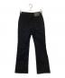Hysteric Glamour (ヒステリックグラマー) SNAKE LOOP柄デニムフレアパンツ スネークループ ブラック サイズ:２６：30000円