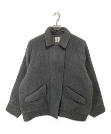 Ameri（アメリ）の古着「UND MOHAIR SHAGGY FLIGHT JACKET モヘヤシャギーフライトジャケット」｜グレー