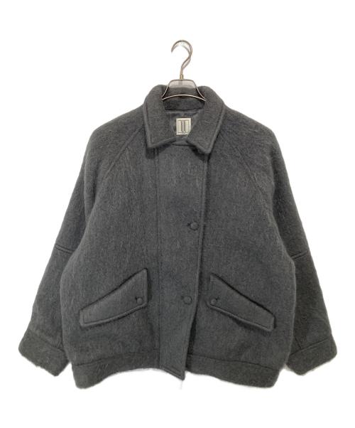 Ameri（アメリ）Ameri (アメリ) UND MOHAIR SHAGGY FLIGHT JACKET モヘヤシャギーフライトジャケット グレー サイズ:Mの古着・服飾アイテム