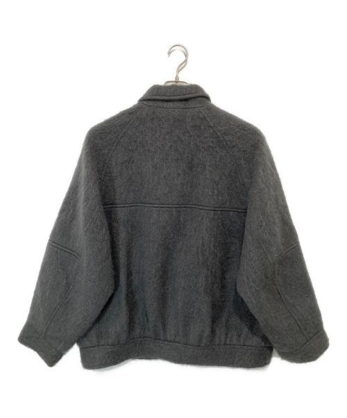 Ameri（アメリ）Ameri (アメリ) UND MOHAIR SHAGGY FLIGHT JACKET モヘヤシャギーフライトジャケット グレー サイズ:Mの古着・服飾アイテム