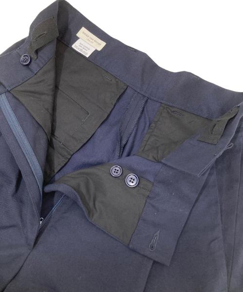 DRIES VAN NOTEN（ドリスヴァンノッテン）DRIES VAN NOTEN (ドリスヴァンノッテン) ワイドスラックスパンツ ネイビー サイズ:34の古着・服飾アイテム