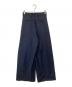 DRIES VAN NOTEN (ドリスヴァンノッテン) ワイドスラックスパンツ ネイビー サイズ:34：25000円