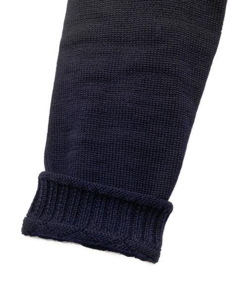 COMME des GARCONS HOMME（コムデギャルソン オム）COMME des GARCONS HOMME (コムデギャルソン オム) ウール アーガイル 裾 チェック 切替 Vネック ニット カーディガン HN-070110 ネイビー サイズ:なしの古着・服飾アイテム
