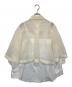 sacai (サカイ) Organza and Poplin Shirt オーガンザ アンド ポプリン シャツ 21-05568 ホワイト サイズ:1：20000円