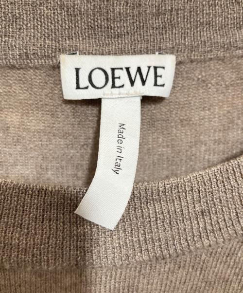 LOEWE（ロエベ）LOEWE (ロエベ) カシミヤニット　17172642101 ベージュ サイズ:XSの古着・服飾アイテム