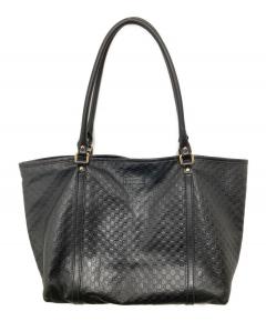 中古・古着通販】GUCCI (グッチ) グッチシマ レザートートバッグ