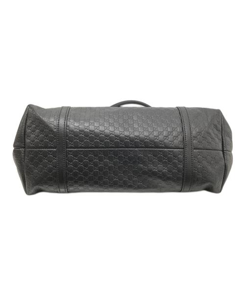 GUCCI（グッチ）GUCCI (グッチ) マイクログッチシマ トートバッグ 449647 ブラックの古着・服飾アイテム