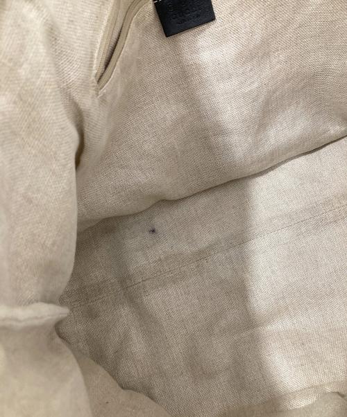 GUCCI（グッチ）GUCCI (グッチ) マイクログッチシマ トートバッグ 449647 ブラックの古着・服飾アイテム