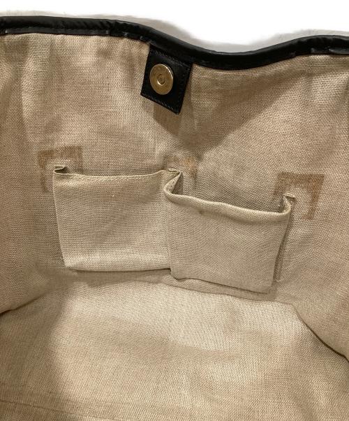 GUCCI（グッチ）GUCCI (グッチ) マイクログッチシマ トートバッグ 449647 ブラックの古着・服飾アイテム