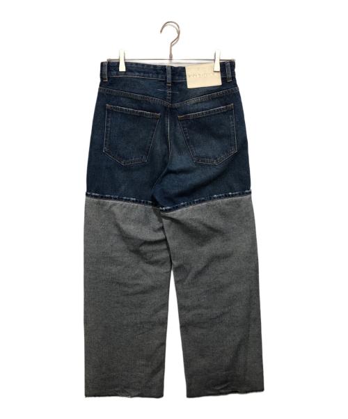 MM6 Maison Margiela（エムエムシックスメゾンマルジェラ）MM6 Maison Margiela (エムエムシックスメゾンマルジェラ) インサイドアウトデニムパンツ S52LA0185 インディゴ サイズ:26の古着・服飾アイテム
