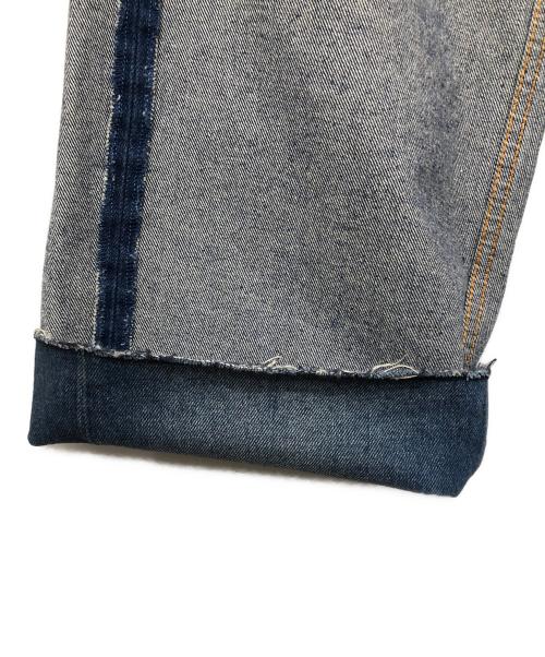 MM6 Maison Margiela（エムエムシックスメゾンマルジェラ）MM6 Maison Margiela (エムエムシックスメゾンマルジェラ) インサイドアウトデニムパンツ S52LA0185 インディゴ サイズ:26の古着・服飾アイテム