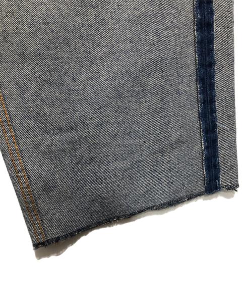 MM6 Maison Margiela（エムエムシックスメゾンマルジェラ）MM6 Maison Margiela (エムエムシックスメゾンマルジェラ) インサイドアウトデニムパンツ S52LA0185 インディゴ サイズ:26の古着・服飾アイテム