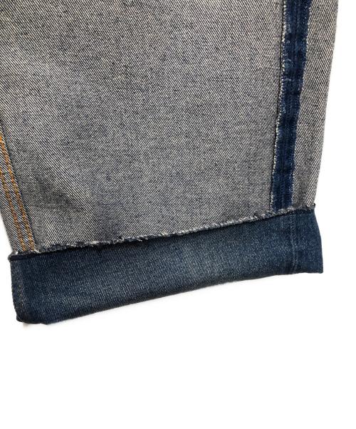 MM6 Maison Margiela（エムエムシックスメゾンマルジェラ）MM6 Maison Margiela (エムエムシックスメゾンマルジェラ) インサイドアウトデニムパンツ S52LA0185 インディゴ サイズ:26の古着・服飾アイテム
