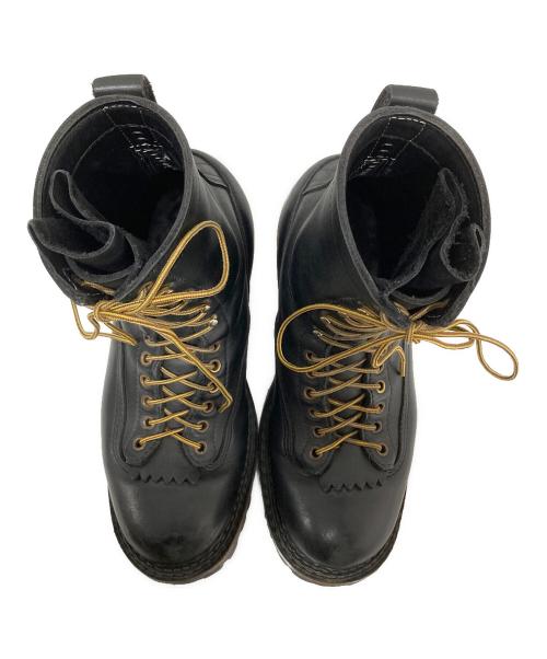 WHITE'S BOOTS（ホワイツブーツ）WHITE'S BOOTS (ホワイツブーツ) スモークジャンパー LTT 375LTT-V ブラック サイズ: 8 1/2Dの古着・服飾アイテム