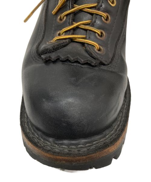 WHITE'S BOOTS（ホワイツブーツ）WHITE'S BOOTS (ホワイツブーツ) スモークジャンパー LTT 375LTT-V ブラック サイズ: 8 1/2Dの古着・服飾アイテム