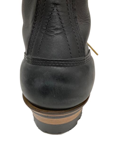 WHITE'S BOOTS（ホワイツブーツ）WHITE'S BOOTS (ホワイツブーツ) スモークジャンパー LTT 375LTT-V ブラック サイズ: 8 1/2Dの古着・服飾アイテム