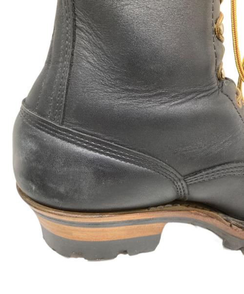 WHITE'S BOOTS（ホワイツブーツ）WHITE'S BOOTS (ホワイツブーツ) スモークジャンパー LTT 375LTT-V ブラック サイズ: 8 1/2Dの古着・服飾アイテム