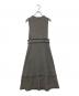 allureville (アルアバイル) ノンウールツイードフリンジフレアワンピース 20232014070 グレー サイズ:1：15000円