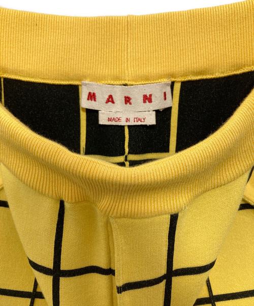 MARNI（マルニ）MARNI (マルニ) チェックヴィスコースニットフレアパンツ PUMG0035Q0 UFV111 イエロー サイズ:46の古着・服飾アイテム