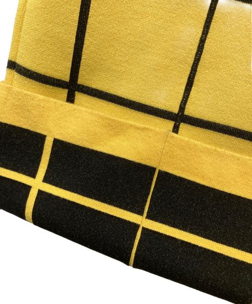 MARNI（マルニ）MARNI (マルニ) チェックヴィスコースニットフレアパンツ PUMG0035Q0 UFV111 イエロー サイズ:46の古着・服飾アイテム