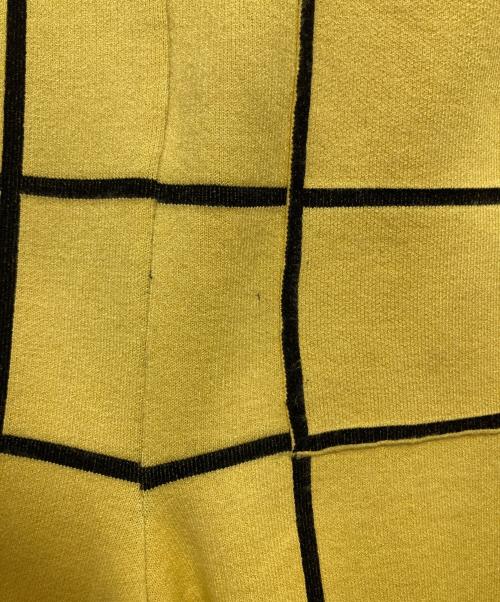 MARNI（マルニ）MARNI (マルニ) チェックヴィスコースニットフレアパンツ PUMG0035Q0 UFV111 イエロー サイズ:46の古着・服飾アイテム