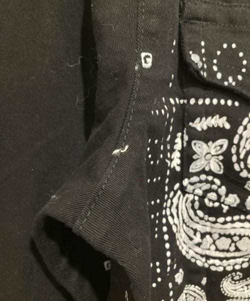 TRUE RELIGION（トゥルー レリジョン）TRUE RELIGION (トゥルー レリジョン) Jimmy Paisley Denim Jacket ジミー ペイズリー デニム ジャケット 108170 ブラック サイズ:XSの古着・服飾アイテム