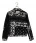 TRUE RELIGION（トゥルー レリジョン）の古着「Jimmy Paisley Denim Jacket ジミー ペイズリー デニム ジャケット 108170」｜ブラック