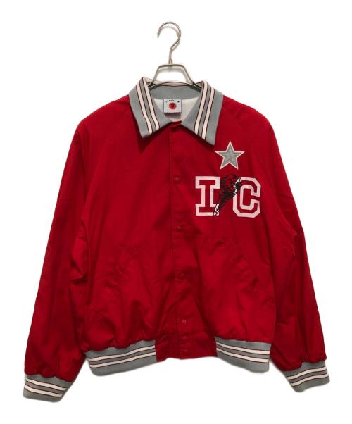 ICE CREAM（アイスクリーム）ICE CREAM (アイスクリーム) Varsity Letterman Jacket レッド サイズ:Lの古着・服飾アイテム