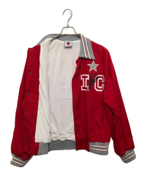 ICE CREAM（アイスクリーム）ICE CREAM (アイスクリーム) Varsity Letterman Jacket レッド サイズ:Lの古着・服飾アイテム
