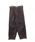 KAMIYAカミヤ）の古着「Back Satin Painter Pants バック サテン ペインター パンツ G15PT038」｜グレー
