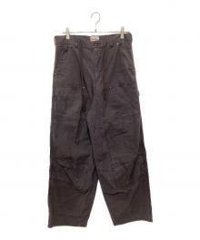 KAMIYA（カミヤ）の古着「Back Satin Painter Pants バック サテン ペインター パンツ G15PT038」｜グレー