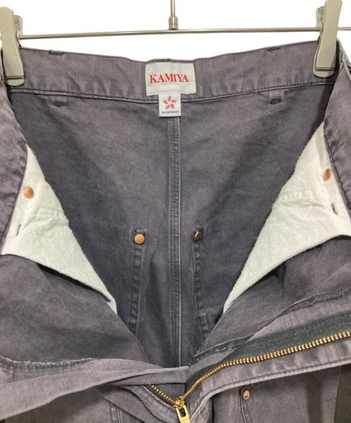 KAMIYA（カミヤ）KAMIYA (カミヤ) Back Satin Painter Pants バック サテン ペインター パンツ G15PT038 グレー サイズ:Sの古着・服飾アイテム