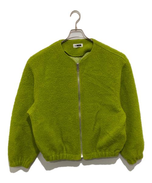 H BEAUTY&YOUTH（エイチ ビューティー&ユース）H BEAUTY&YOUTH (エイチ ビューティー&ユース) ナッピングウールジャケット 1225-699-0843 グリーン サイズ:Sの古着・服飾アイテム